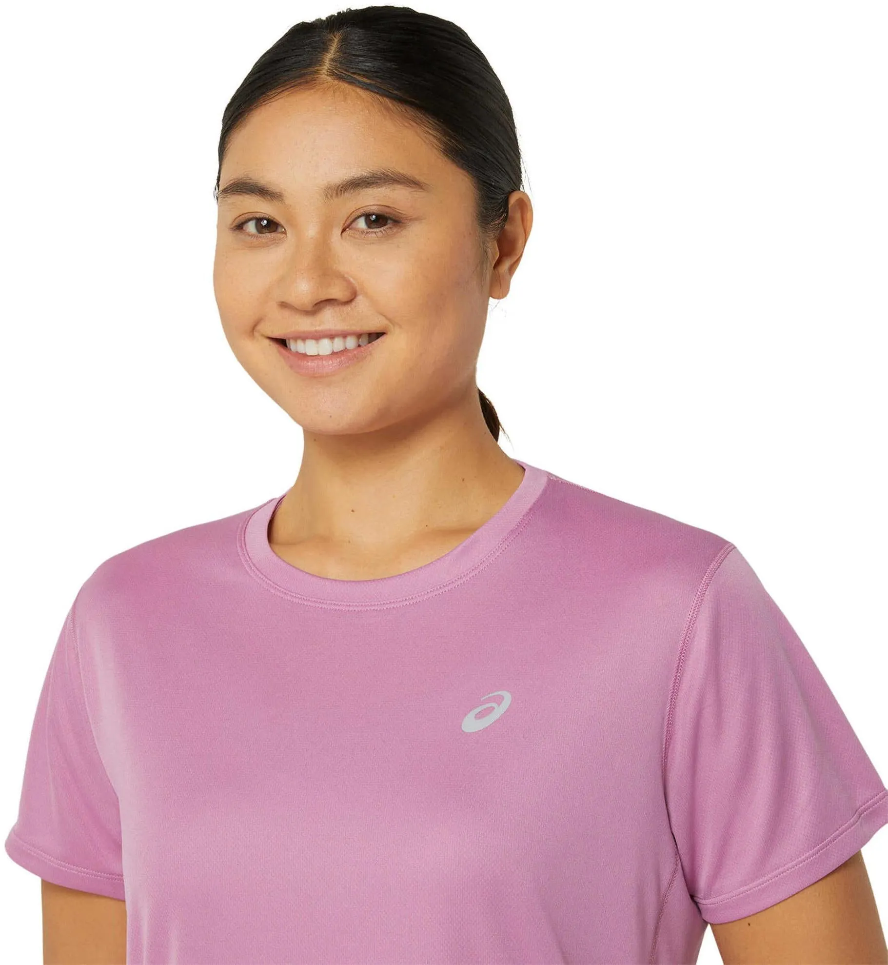 Women's Silver Short Sleeve Top