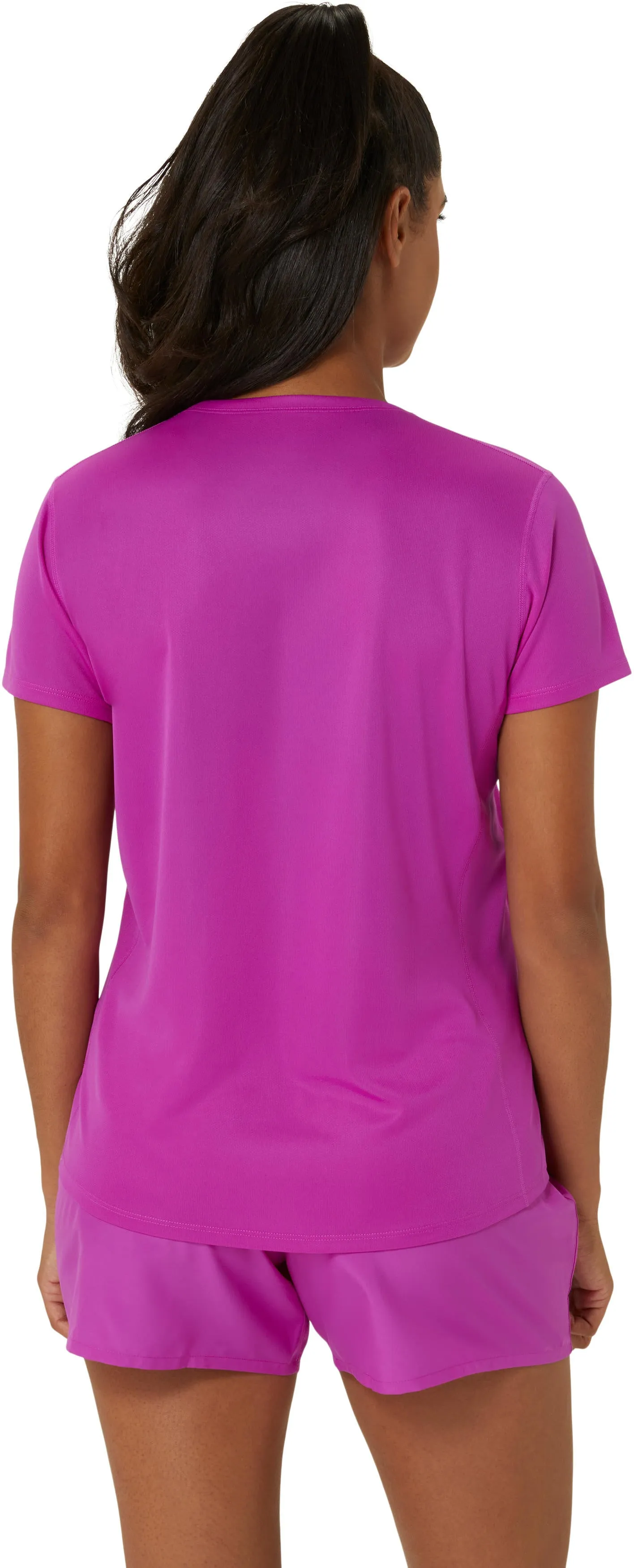 Women's Silver Short Sleeve Top