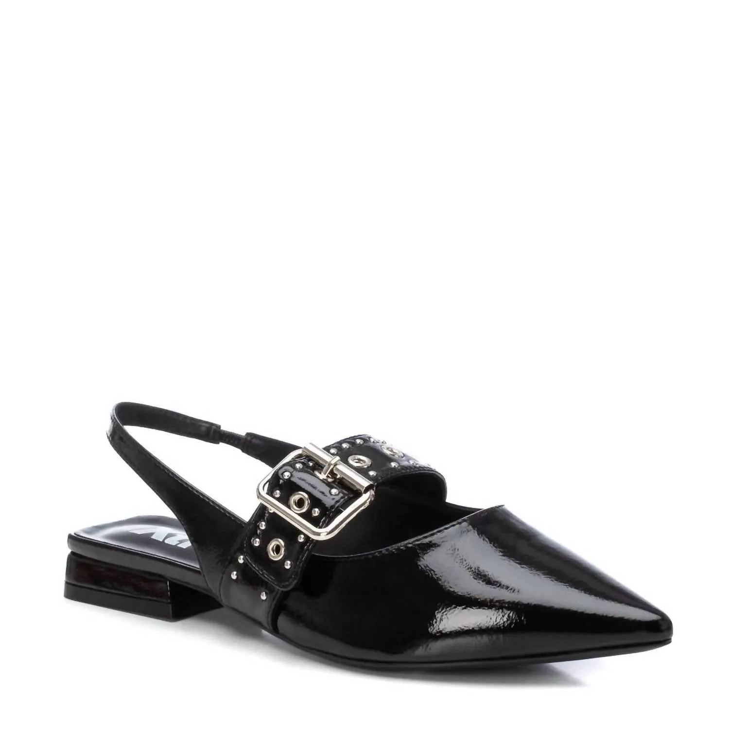 Women's Slingback Flat Shoes In Black
