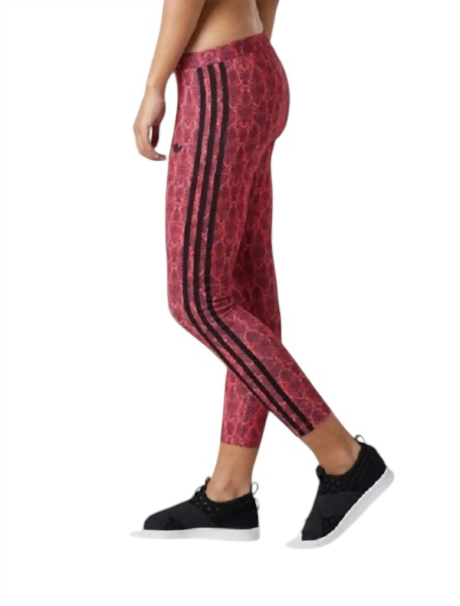 Women's Soccer Snake Print Tights In Multicolor