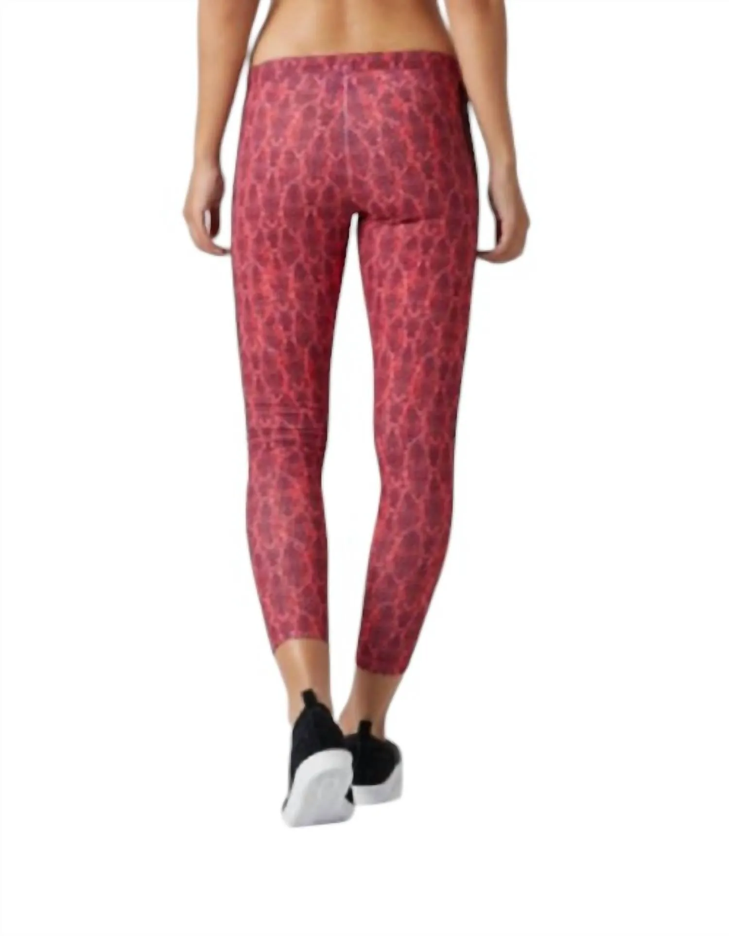 Women's Soccer Snake Print Tights In Multicolor