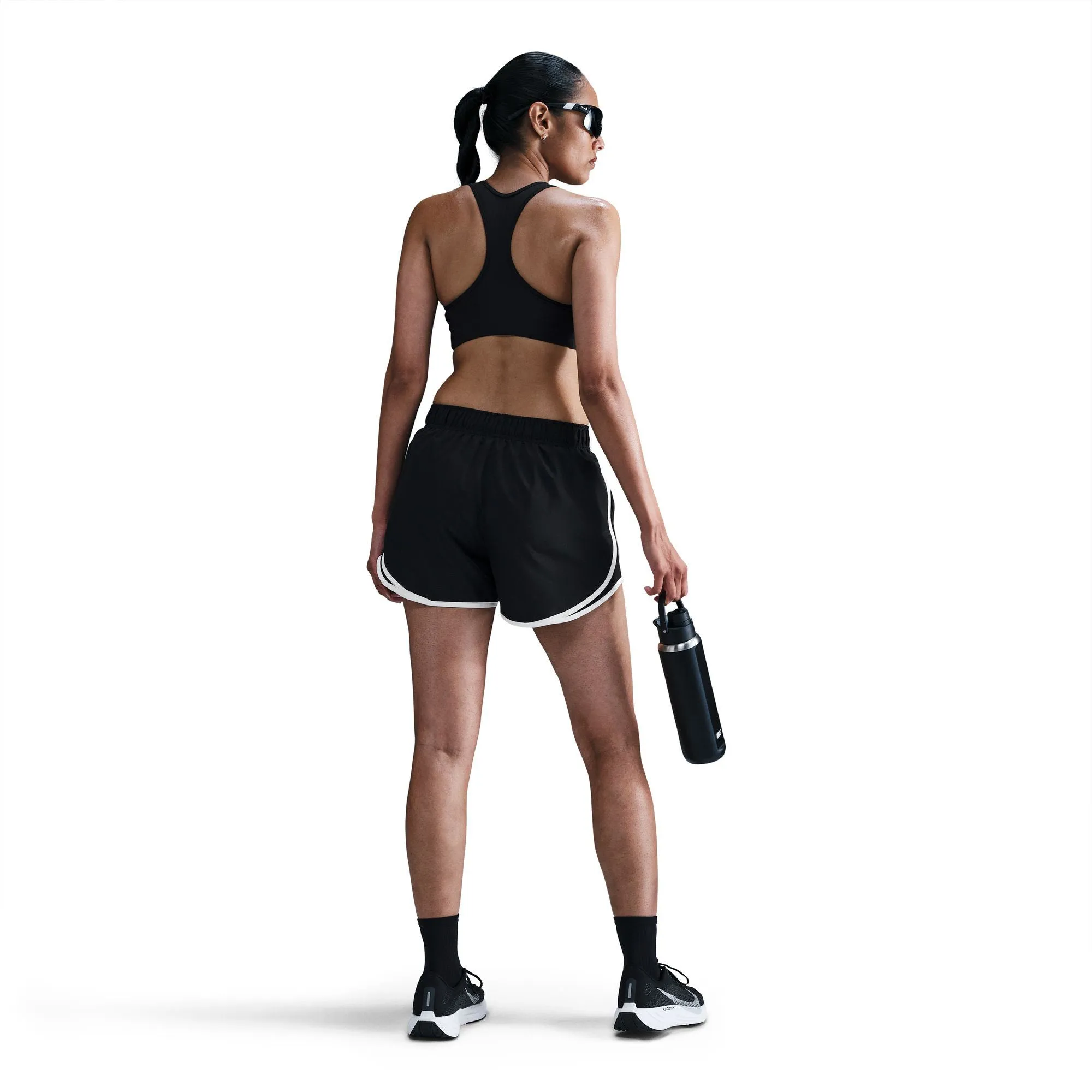 Women's Tempo Dri-FIT Mid-Rise Brief-Lined Running Shorts