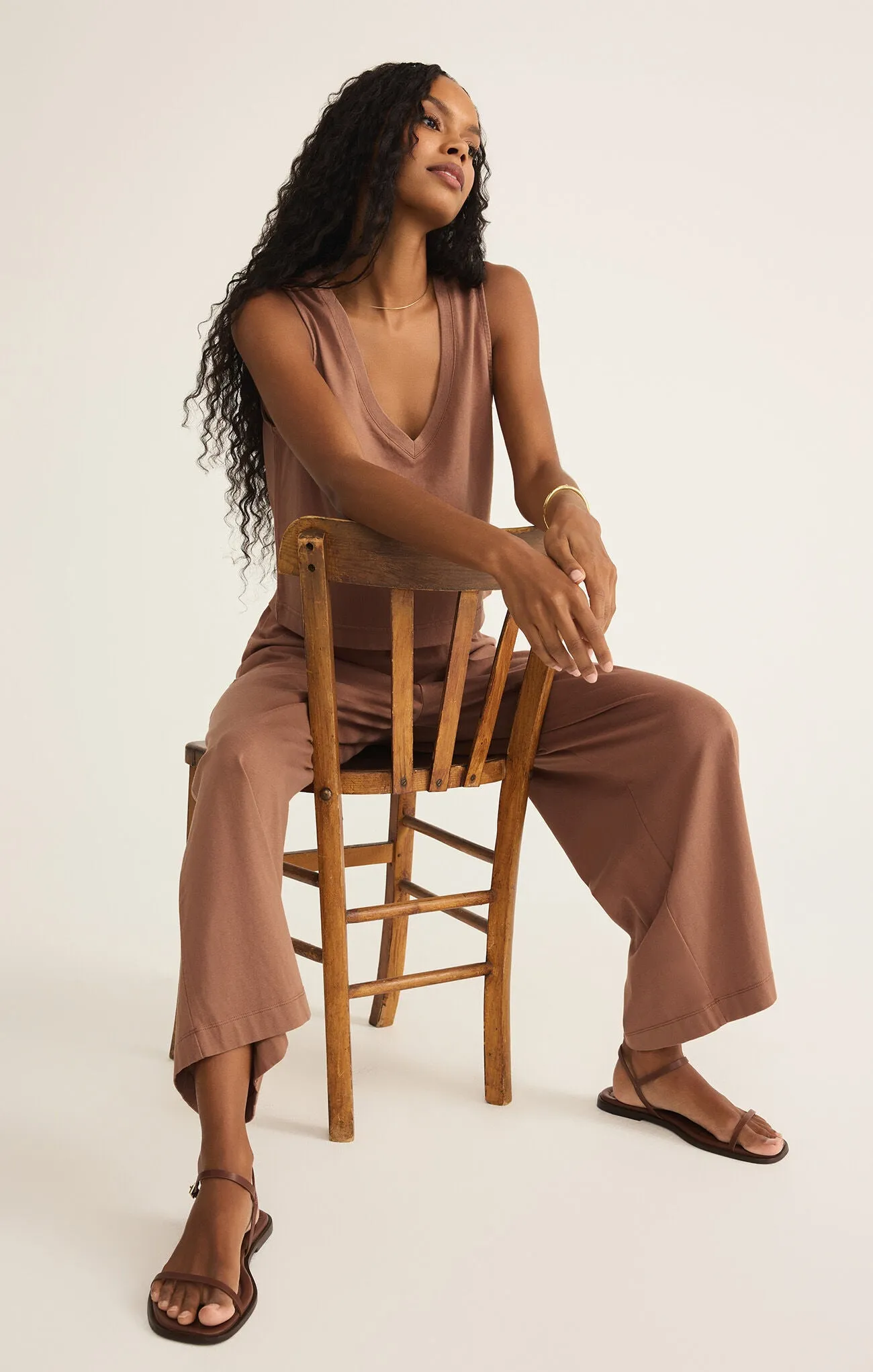 ZSUPPLY Scout Jersey Flare Pant - Teakwood