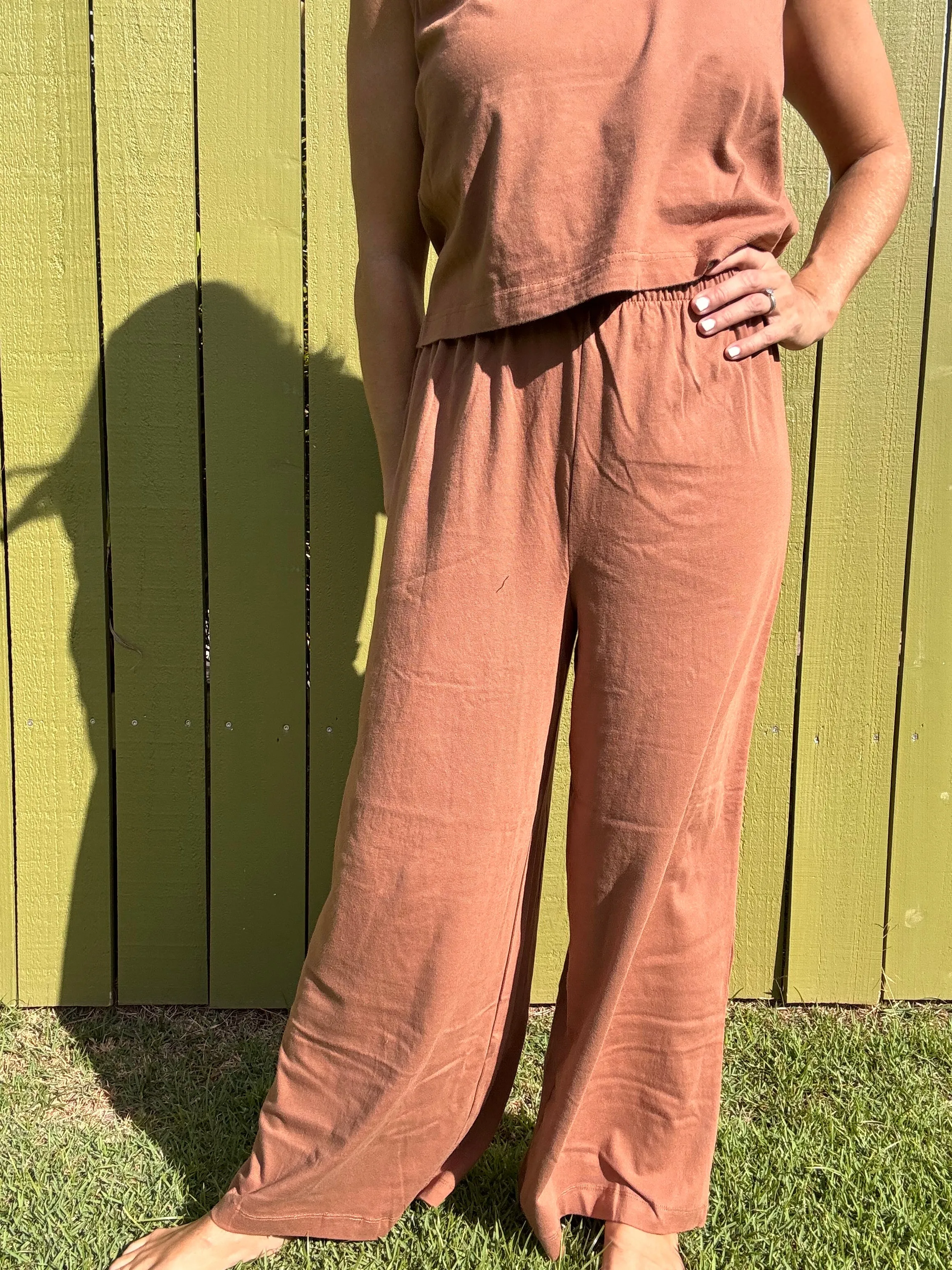 ZSUPPLY Scout Jersey Flare Pant - Teakwood